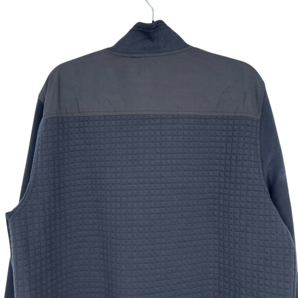 Ted Baker London Whooty Fleece Jacket Full Zip Quilted Navy Blue Size 2X XXL - Picture 7 of 14